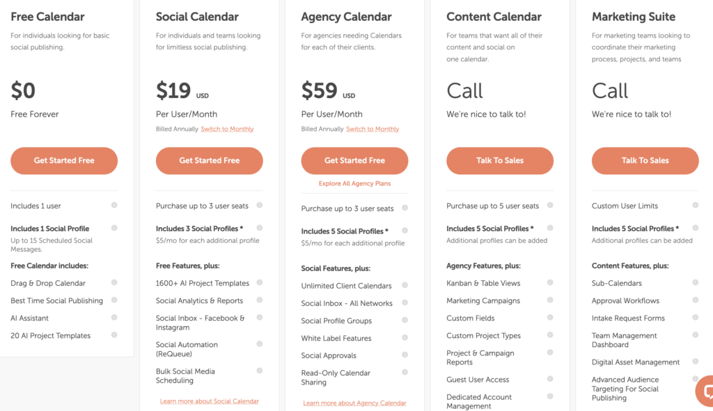 coschedule pricing